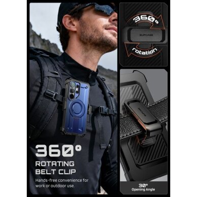 Samsung Galaxy S26 Ultra Supcase Unicorn Beetle Pro Mag MagSafe 2 dalių dėklas – juodas ir tamsiai mėlynas 6 Samsung Galaxy S26 Ultra Supcase Unicorn Beetle Pro Mag MagSafe 2 dalių dėklas – juodas ir tamsiai mėlynas 6