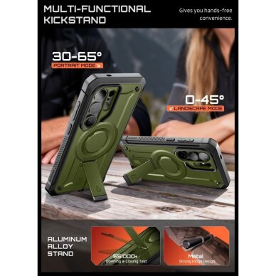 Samsung Galaxy S26 Ultra Supcase Unicorn Beetle Pro Mag MagSafe 2-Pack dėklas – žalias ir juodas 5 Samsung Galaxy S26 Ultra Supcase Unicorn Beetle Pro Mag MagSafe 2-Pack dėklas – žalias ir juodas 5