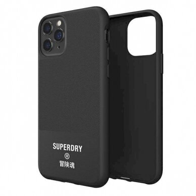 SuperDry Moulded Canvas iPhone 11 Pro Max Case  Juodas 41550 2