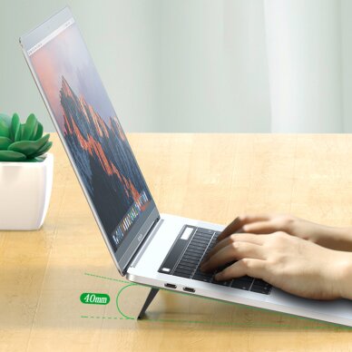 Akcija! Suport Laptop Birou Portabil Universal - USAMS (US-ZJ054) - Juodas 2 Akcija! Suport Laptop Birou Portabil Universal - USAMS (US-ZJ054) - Juodas 2
