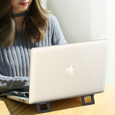 Akcija! Suport Laptop Birou Portabil Universal - USAMS (US-ZJ054) - Juodas  3