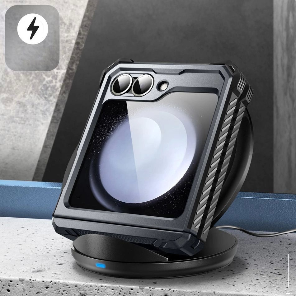 Supcase IBLSN ArmorBox Dėklas Samsung Galaxy Z Flip 6 - Juodas 6 Supcase IBLSN ArmorBox Dėklas Samsung Galaxy Z Flip 6 - Juodas 6