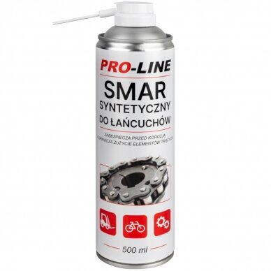 Synthetic chain lubricant PRO-LINE spray 500ml Synthetic chain lubricant PRO-LINE spray 500ml