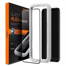 Aukštos Kokybės Ekrano Apsauga Spigen Alm Glass Fc Iphone 11 Juodas NDRX65