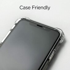Aukštos Kokybės Apsauginis Stiklas Spigen Fc Iphone Xs Max Juodas