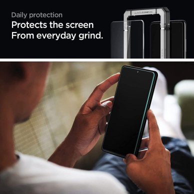 Ekrano Apsauginis Stiklas SPIGEN ALM GLAS.TR 2vnt. GALAXY A52 / A52S 4