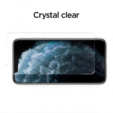 Aukštos Kokybės Ekrano Apsauga Spigen Alm Glas.Tr Slim 2-Pack Iphone 11 4