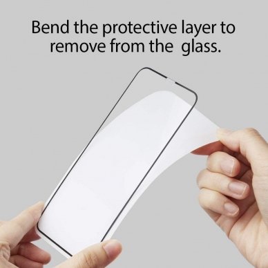 Aukštos Kokybės Apsauginis Stiklas Spigen Fc Iphone Xs Max Juodas 2