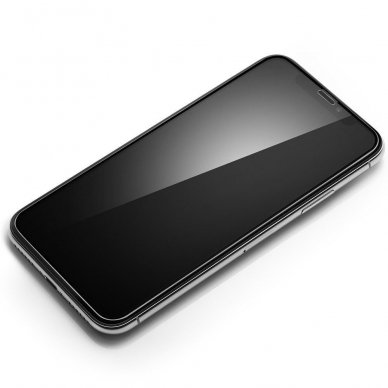 Aukštos Kokybė Apsauginis Stiklas Spigen Fc Iphone X/Xs Juodas 7