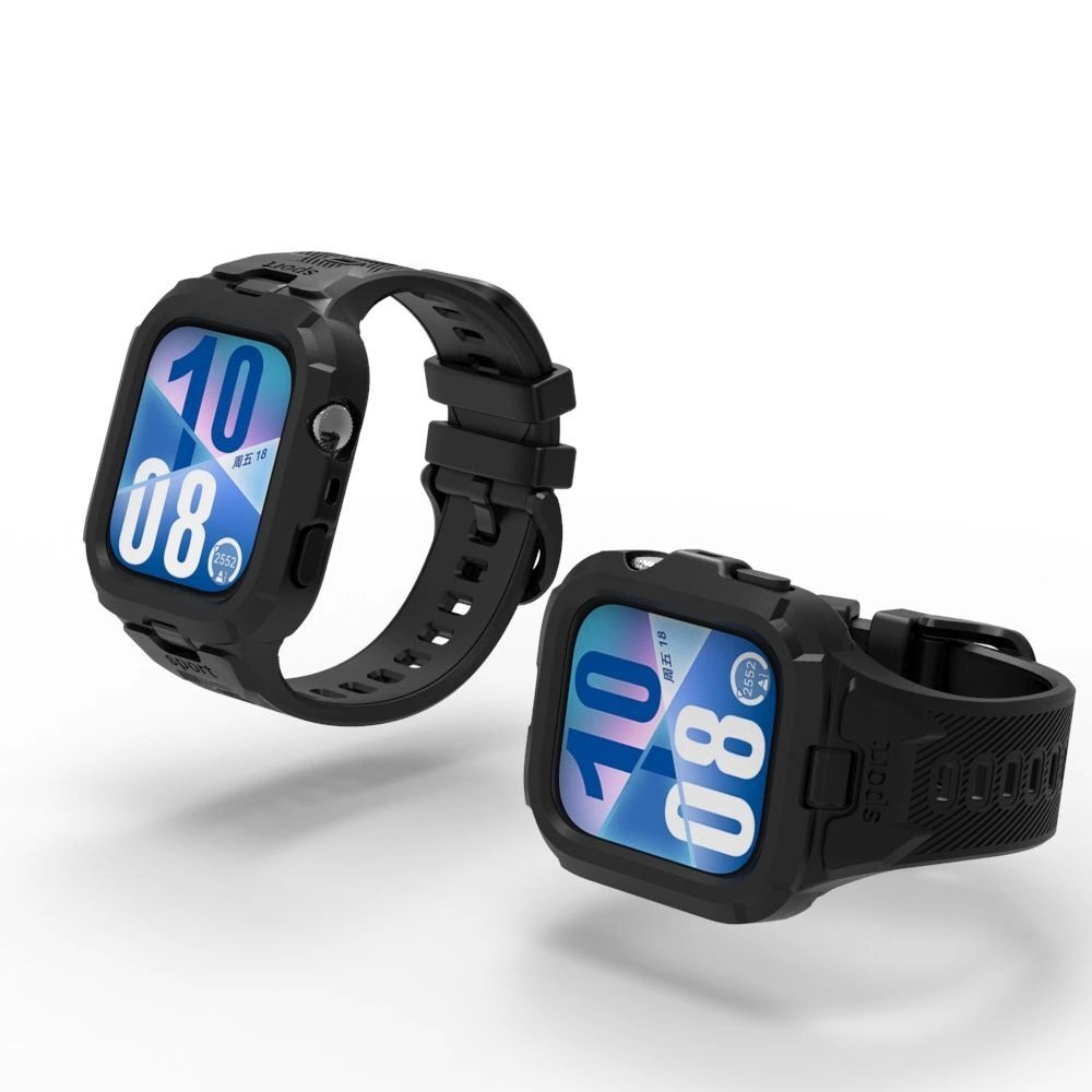 Huawei Watch Fit 3 / 4 / 4 Pro Tech-Protect Armor dirželis – juodas 5