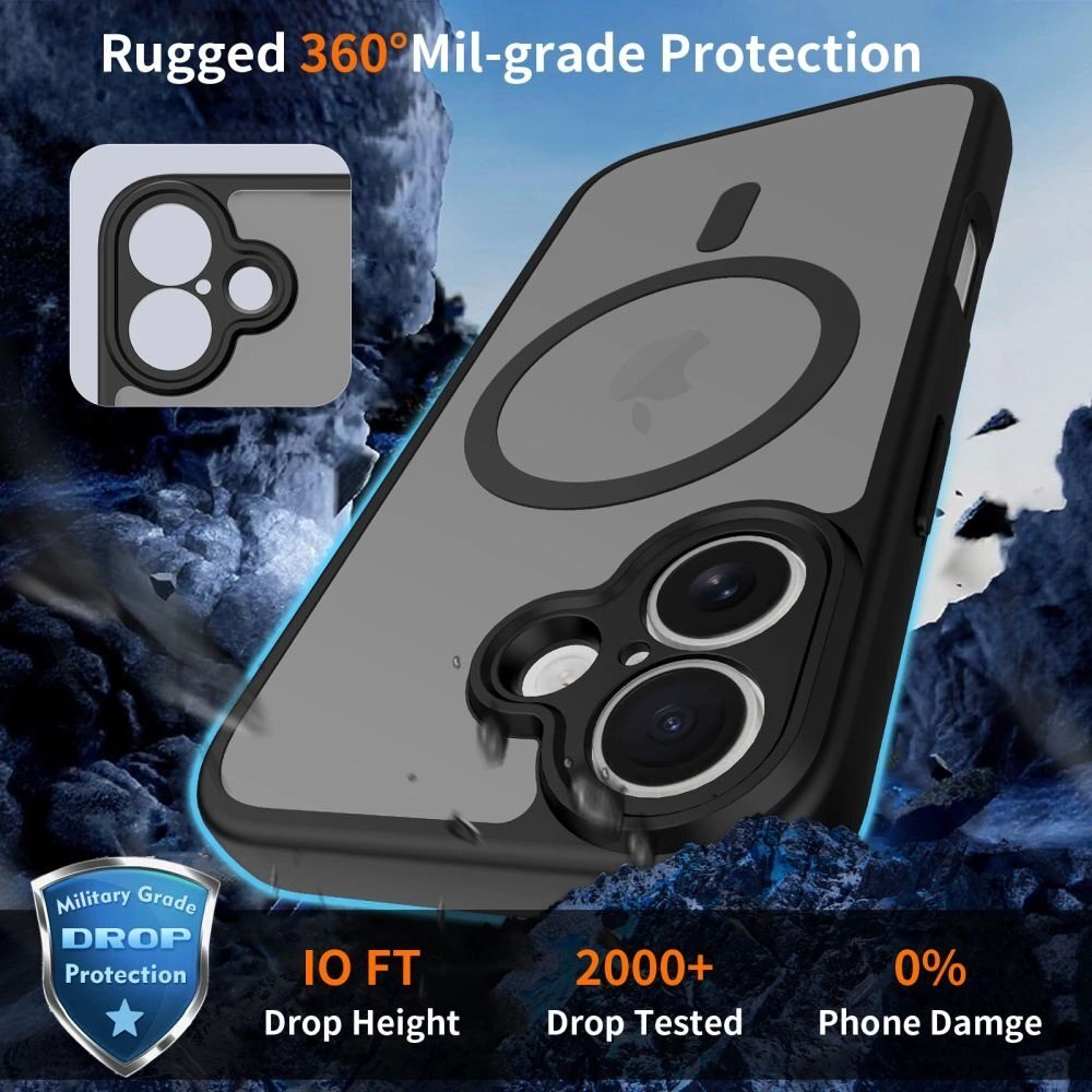iPhone 17 dėklas Tech-Protect BasicMag su MagSafe – matinės juodos spalvos 2 iPhone 17 dėklas Tech-Protect BasicMag su MagSafe – matinės juodos spalvos 2