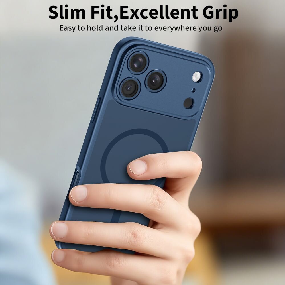 iPhone 17 Pro Max Tech-Protect BasicMag MagSafe dėklas – tamsiai mėlynas 4 iPhone 17 Pro Max Tech-Protect BasicMag MagSafe dėklas – tamsiai mėlynas 4