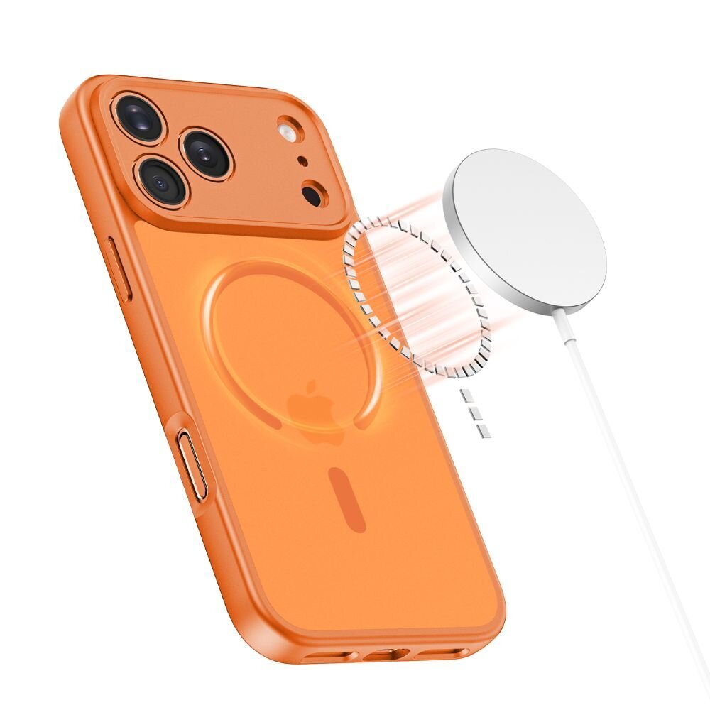 iPhone 17 Pro Tech-Protect BasicMag MagSafe dėklas – oranžinis 2