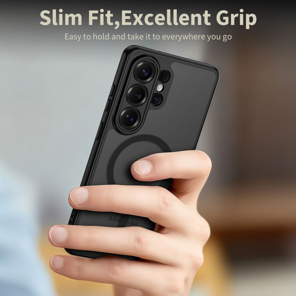 Samsung Galaxy S26 Ultra Tech-Protect BasicMag MagSafe dėklas – pusiau skaidrus 4