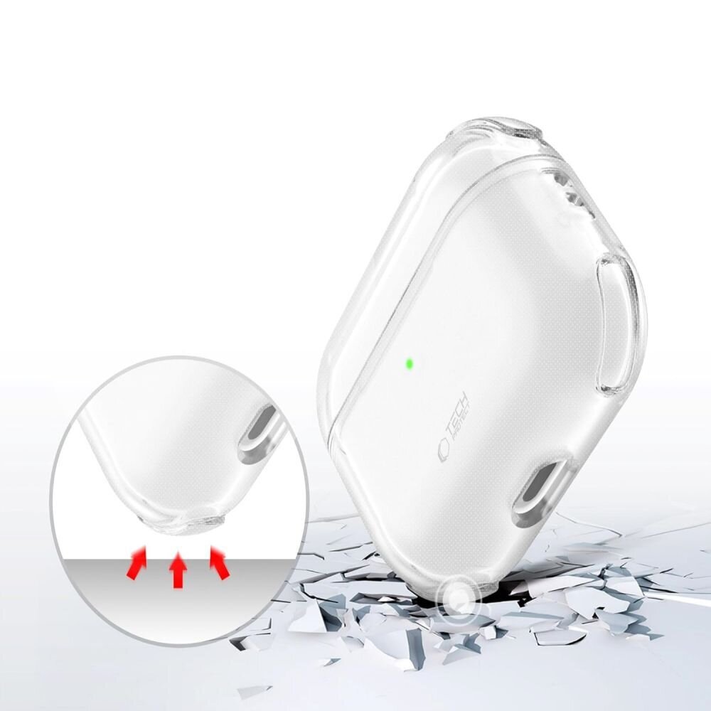 AirPods Pro 3 Tech-Protect Bounce dėklas – skaidrus 6 AirPods Pro 3 Tech-Protect Bounce dėklas – skaidrus 6
