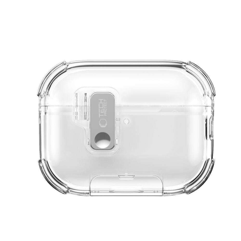 AirPods Pro 3 Tech-Protect Bounce Pro dėklas – skaidrus 2
