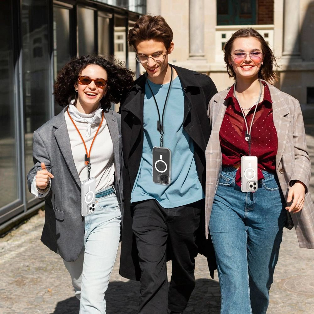 Tech-Protect C1S Rope Crossbody pakabinamas dirželis – juodas 3 Tech-Protect C1S Rope Crossbody pakabinamas dirželis – juodas 3