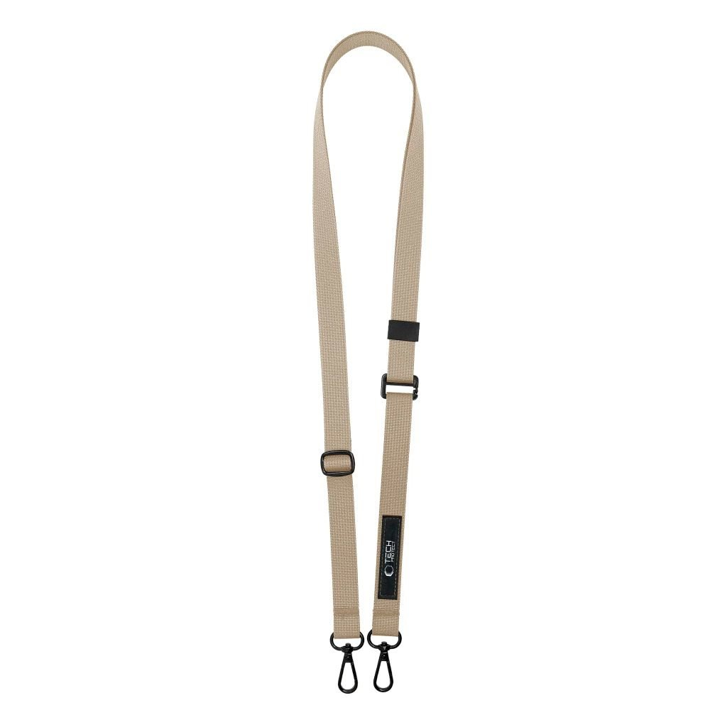 Tech-Protect C65 Rope Crossbody pakabinamas dirželis – smėlinis 2