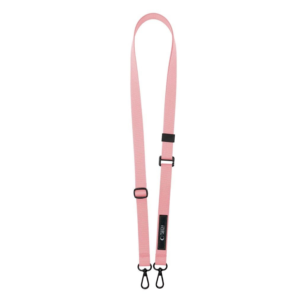 Tech-Protect C65 Rope Crossbody pakabinamas dirželis – rožinis 2