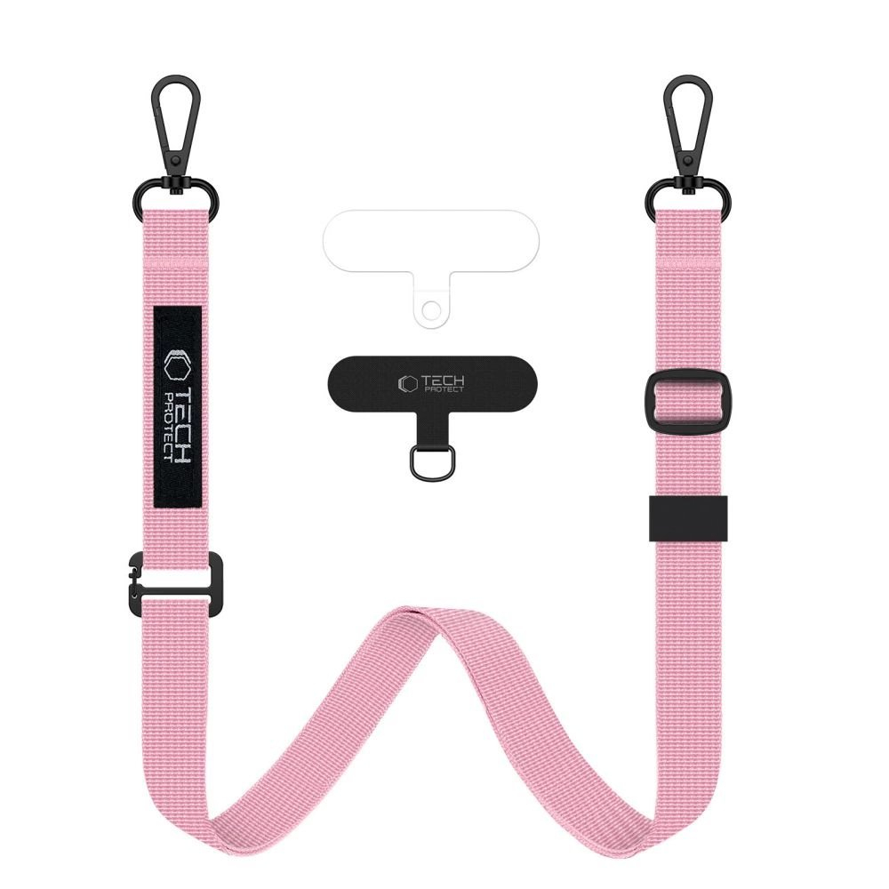 Tech-Protect C65 Rope Crossbody pakabinamas dirželis – rožinis Tech-Protect C65 Rope Crossbody pakabinamas dirželis – rožinis