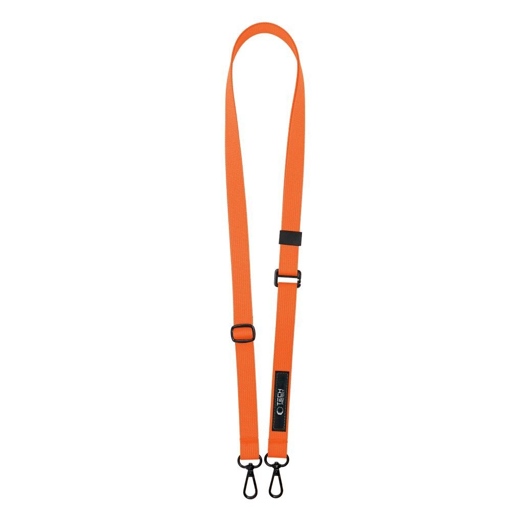 Kaklo dirželis Tech-Protect C6S Rope Crossbody – oranžinis 2