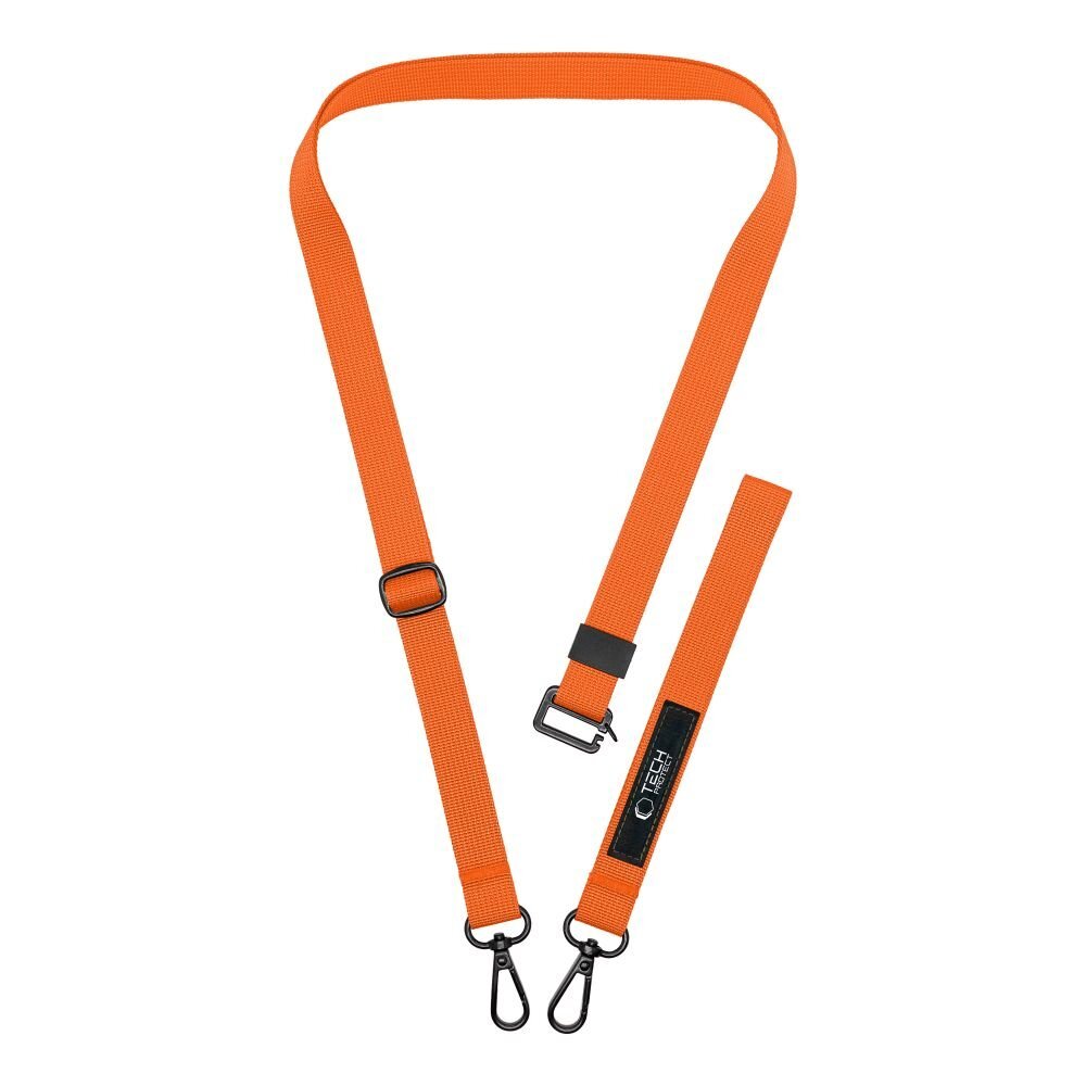 Kaklo dirželis Tech-Protect C6S Rope Crossbody – oranžinis 3