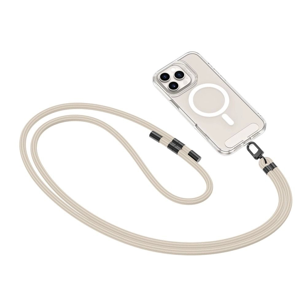 Tech-Protect C7S Rope Crossbody pakabinamas dirželis – smėlinis 1 Tech-Protect C7S Rope Crossbody pakabinamas dirželis – smėlinis 1