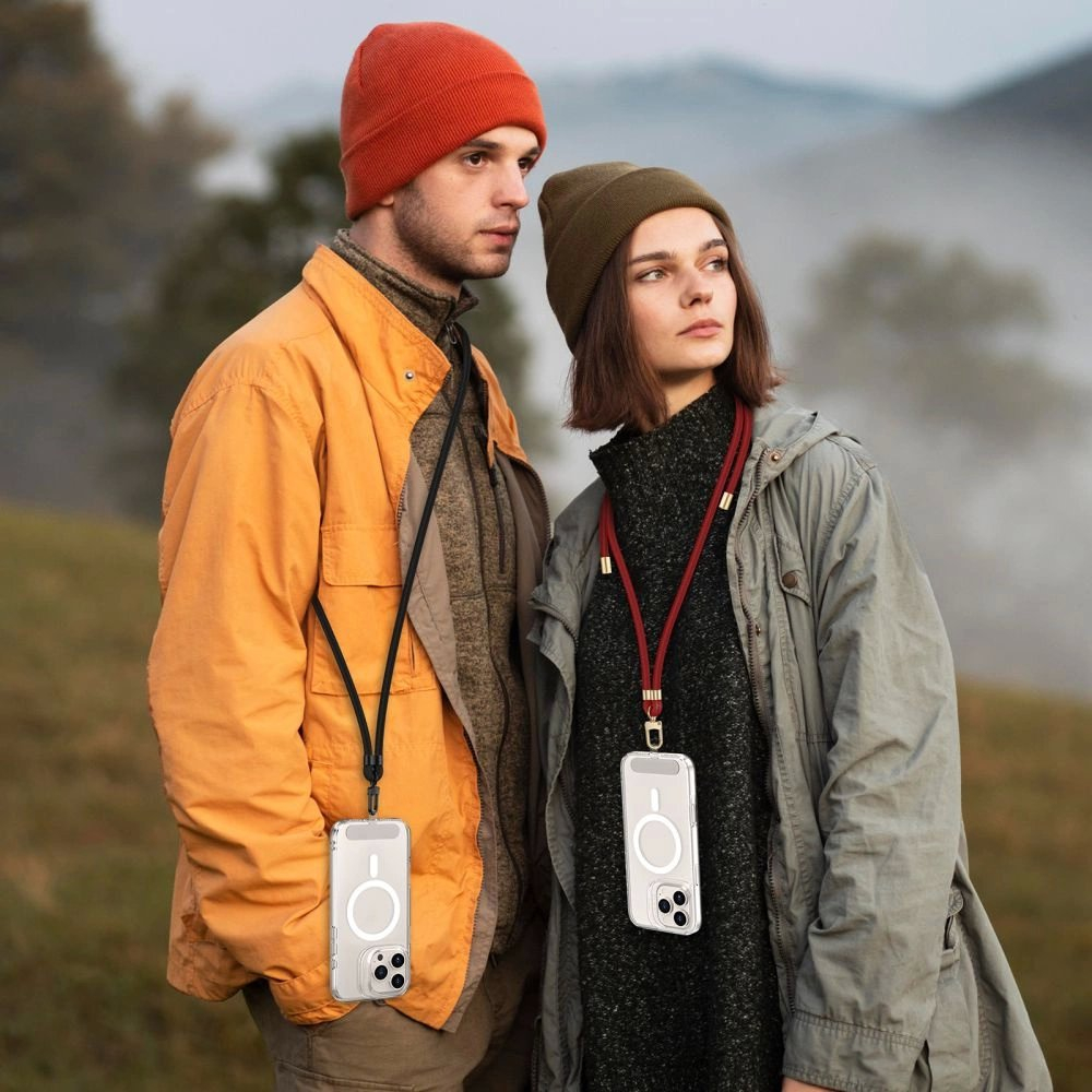 Tech-Protect C7S Rope Crossbody pakabinamas dirželis – juodas 3