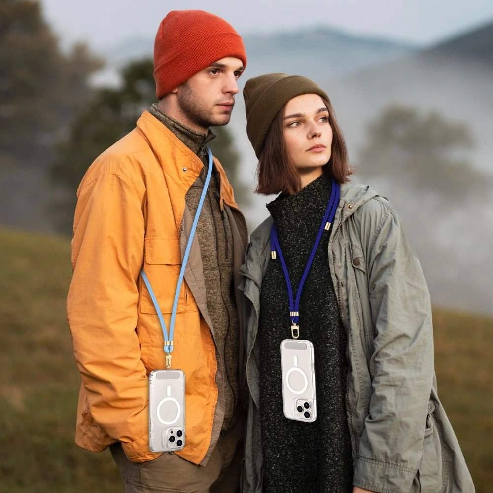 Tech-Protect C7S Rope Crossbody pakabinamas dirželis – mėlynas 3