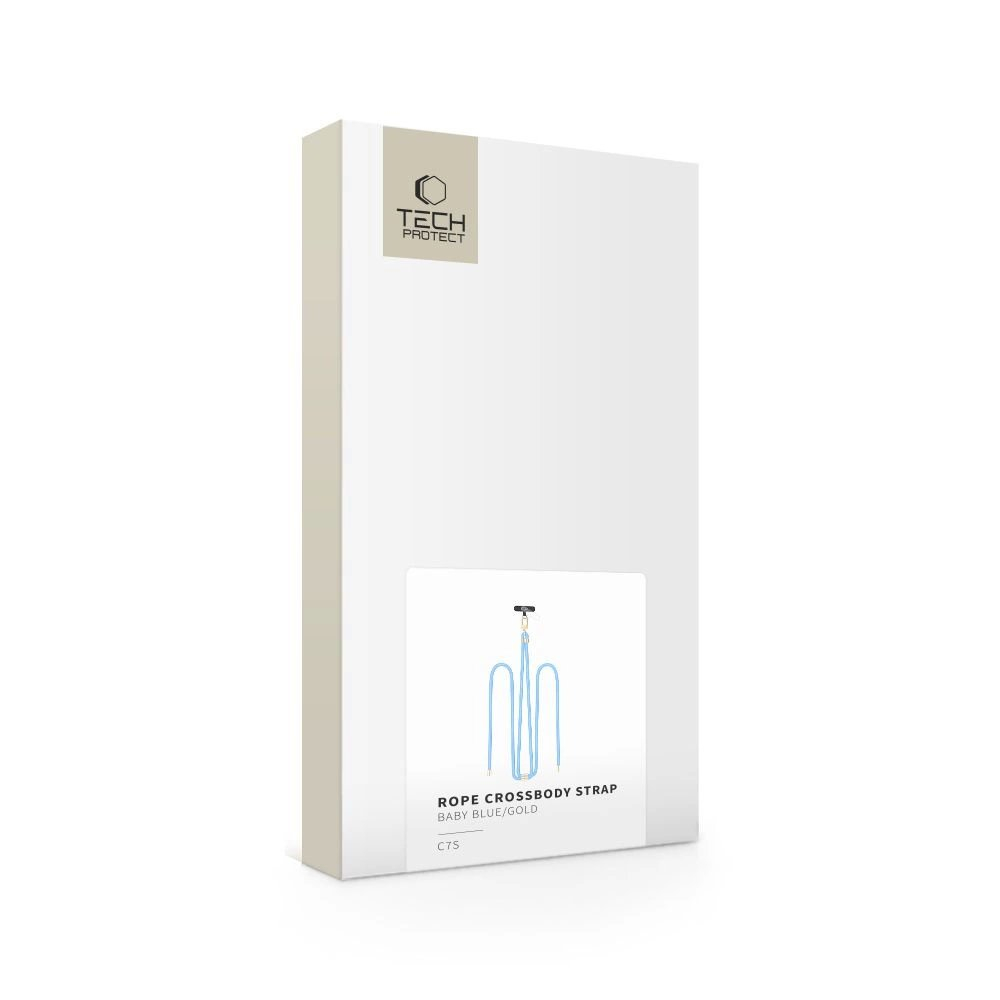 Tech-Protect C7S Rope Crossbody pakabinamas dirželis – mėlynas 3