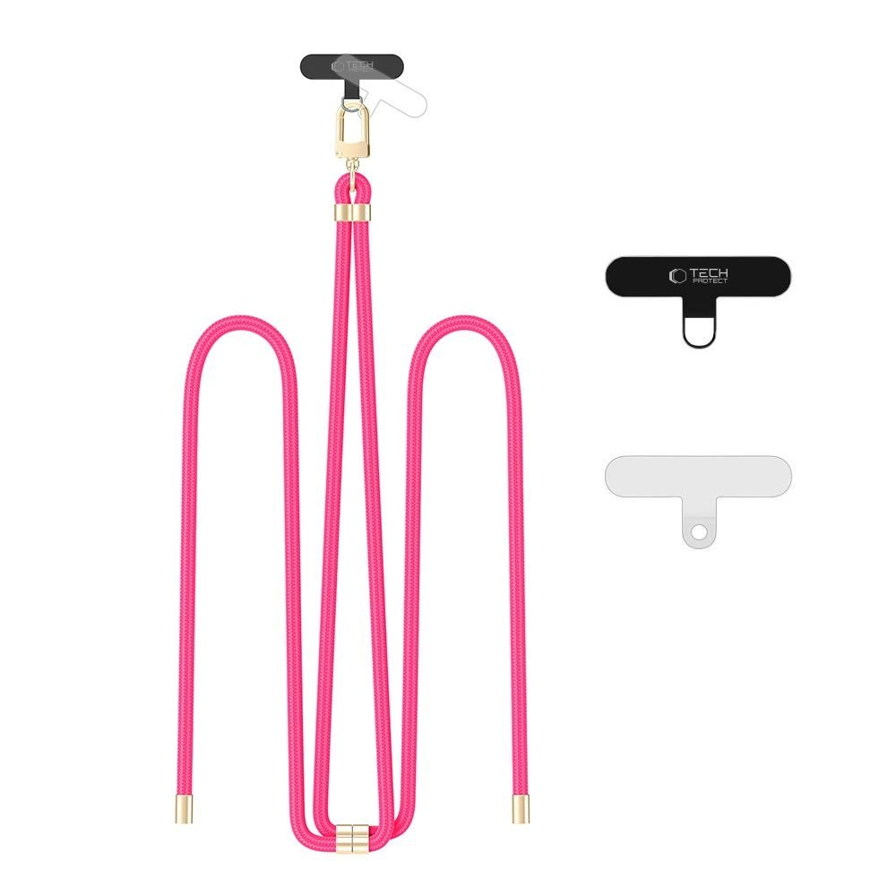 Tech-Protect C7S Rope Crossbody pakabinamas dirželis – rožinis