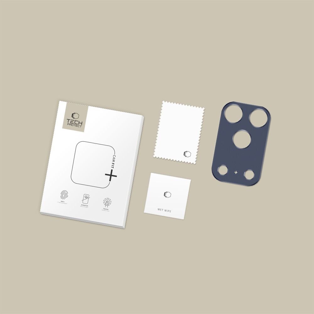 iPhone 17 Pro Max Tech-Protect Camalloy Fit+ kameros dangtelis – Navy Blue 4