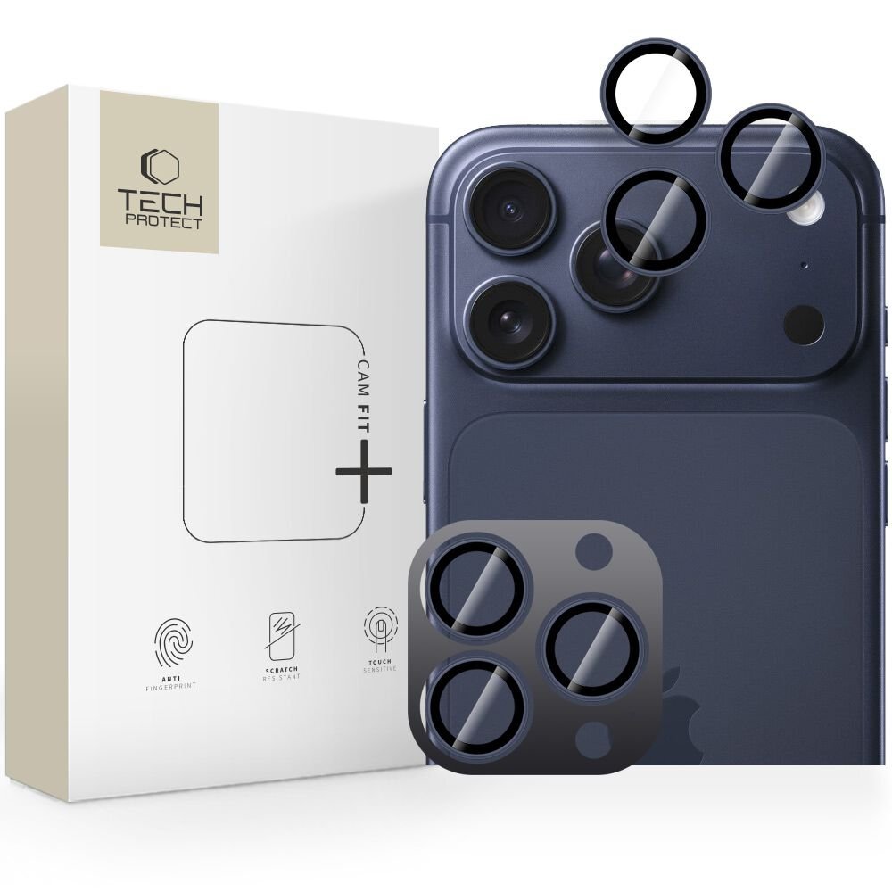 iPhone 14 Pro / 14 Pro Max / 15 Pro / 15 Pro Max / 16 Pro / 16 Pro Max / 17 Pro / 17 Pro Max Tech-Protect Camring Fit+ kameros dangtelis – mėlynas iPhone 14 Pro / 14 Pro Max / 15 Pro / 15 Pro Max / 16 Pro / 16 Pro Max / 17 Pro / 17 Pro Max Tech-Protect Camring Fit+ kameros dangtelis – mėlynas