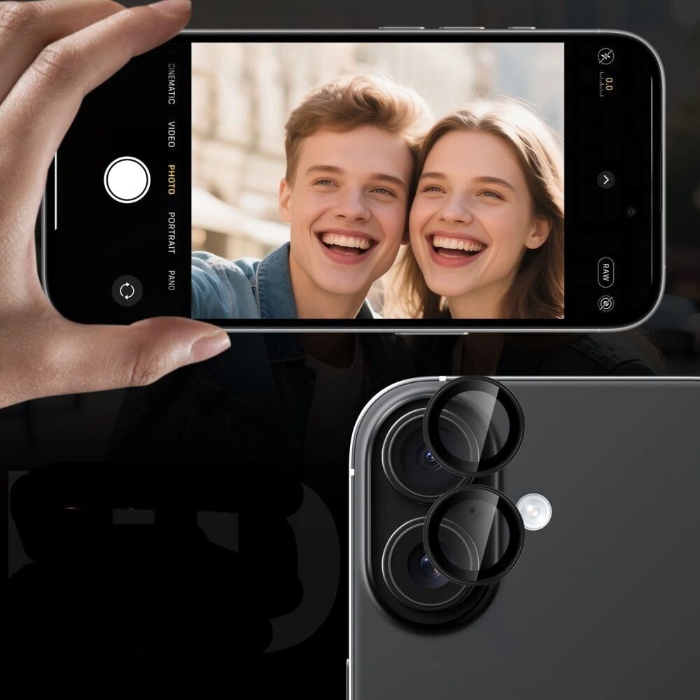 Samsung Galaxy A37 / A57 5G Tech-Protect Camring Fit+ kameros dangtelis – juodas 3 Samsung Galaxy A37 / A57 5G Tech-Protect Camring Fit+ kameros dangtelis – juodas 3