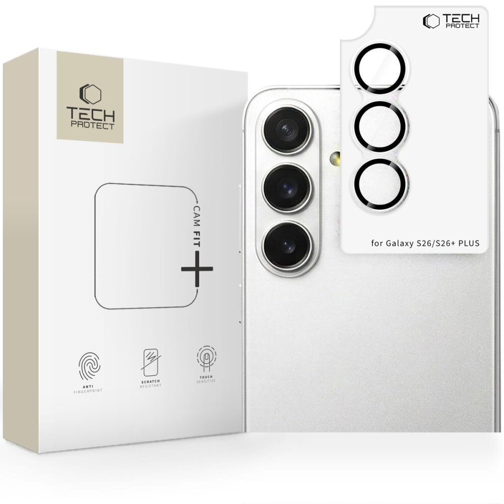 Samsung Galaxy S26 / S26+ Tech-Protect Camring Fit+ kameros dangtelis Samsung Galaxy S26 / S26+ Tech-Protect Camring Fit+ kameros dangtelis