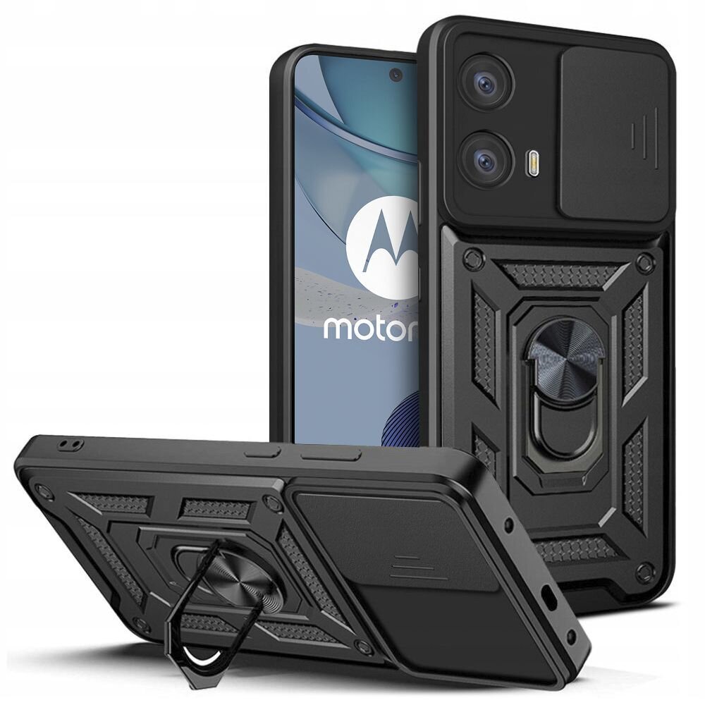 Motorola Moto G73 5G Tech-Protect CamShield Pro dėklas – juodas