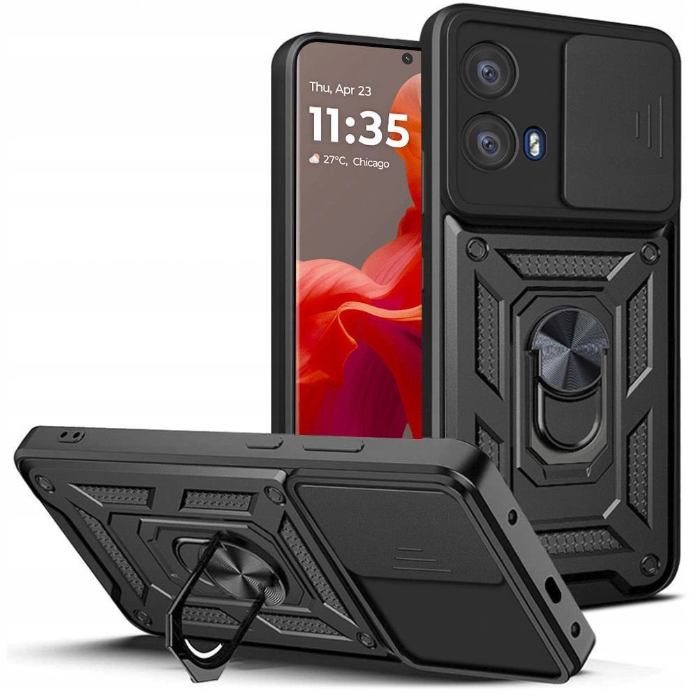 Dėklas Tech-Protect Camshield Pro Motorola Moto G85 5G - Juodas Dėklas Tech-Protect Camshield Pro Motorola Moto G85 5G - Juodas