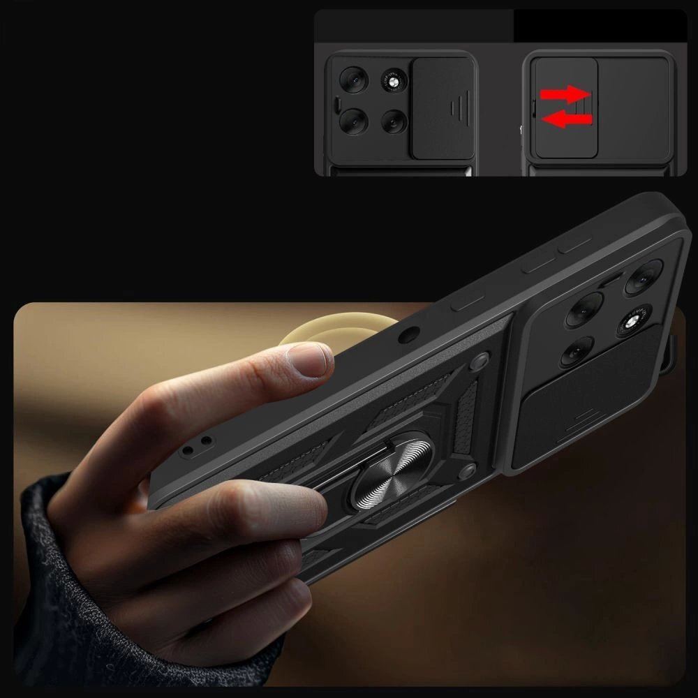 Motorola Moto G86 5G Tech-Protect CamShield Pro dėklas – juodas 3