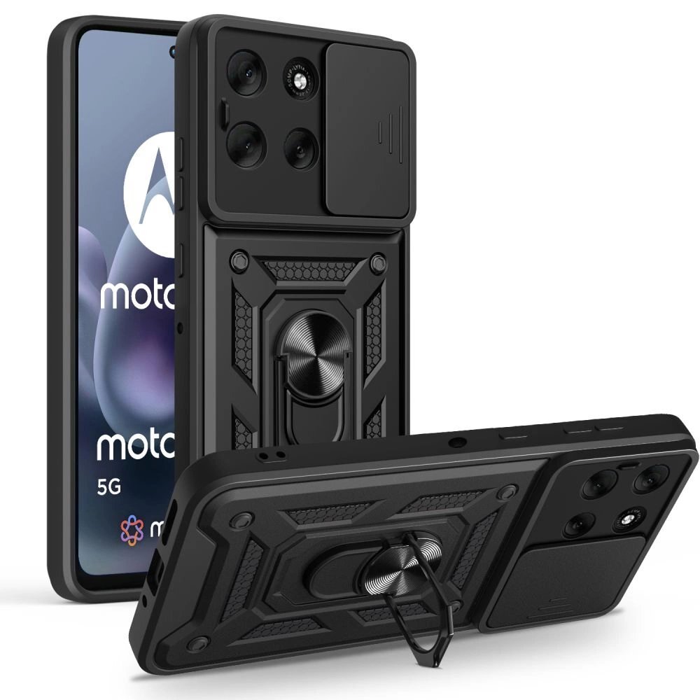 Motorola Moto G86 5G Tech-Protect CamShield Pro dėklas – juodas
