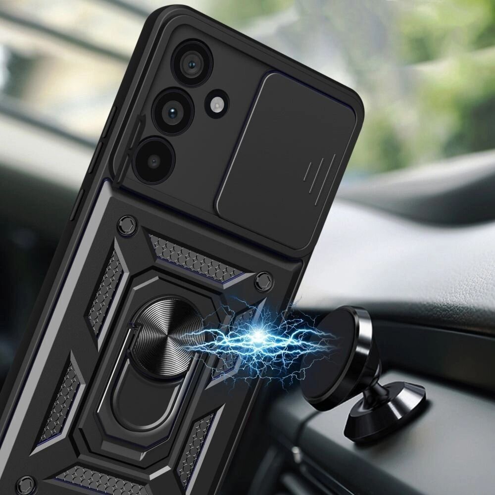 Samsung Galaxy A37 5G Tech-Protect CamShield Pro dėklas – juodas 3