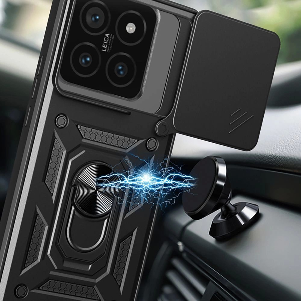 Tech-Protect CamShield Pro Dėklas Xiaomi 14T Pro - Juodas 4 Tech-Protect CamShield Pro Dėklas Xiaomi 14T Pro - Juodas 4