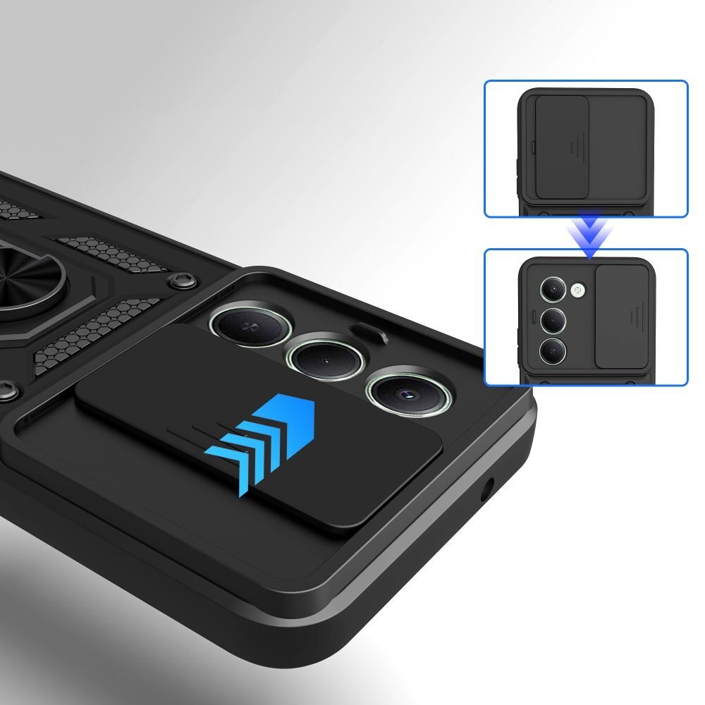 Xiaomi Redmi 15 4G / 5G Tech-Protect CamShield Pro dėklas – juodas 1