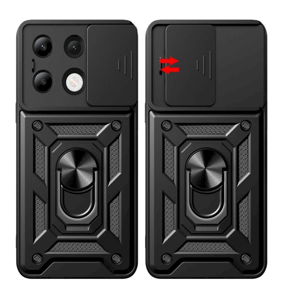 Tech-Protect CamShield Pro Case for Xiaomi Redmi Note 13 4G / LTE - juodas 1