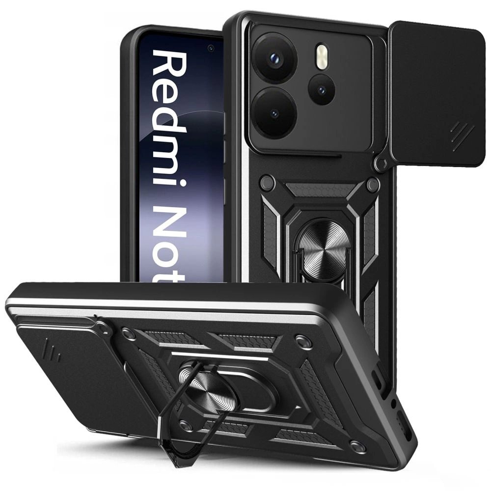 Xiaomi Redmi Note 14 4G / LTE – Tech-Protect CamShield Pro dėklas - Matinis juodas Xiaomi Redmi Note 14 4G / LTE – Tech-Protect CamShield Pro dėklas - Matinis juodas