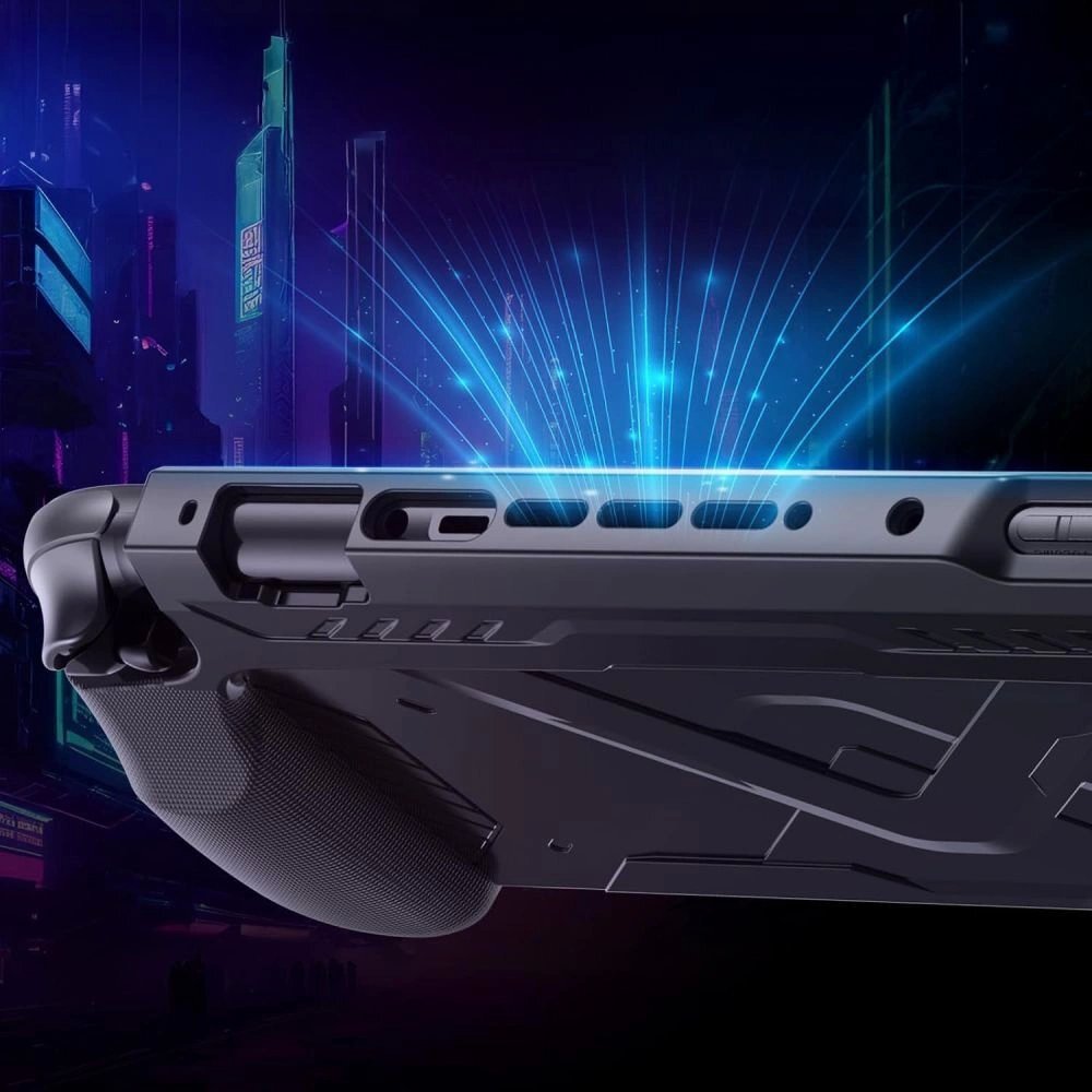 Nintendo Switch 2 dėklas Tech-Protect Carbonox – juodas 6 Nintendo Switch 2 dėklas Tech-Protect Carbonox – juodas 6