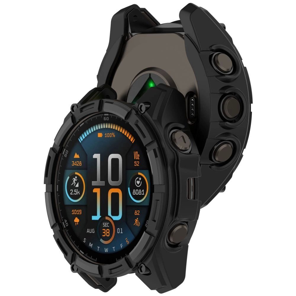 Garmin Fenix 8 47mm dėklas Tech-Protect Defense Air – juodas 1