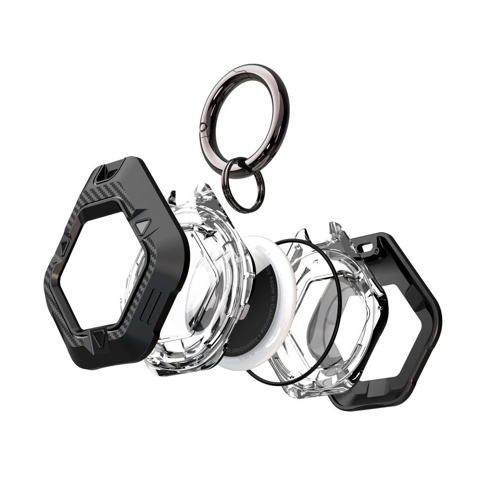 Apple AirTag 1/2 Tech-Protect Defense dėklas – juodas 3 Apple AirTag 1/2 Tech-Protect Defense dėklas – juodas 3