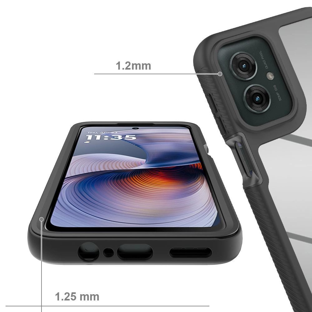 Tech-Protect Defense dėklas Motorola Moto G15 / G15 Power / G05 / E15 - juodas 2 Tech-Protect Defense dėklas Motorola Moto G15 / G15 Power / G05 / E15 - juodas 2