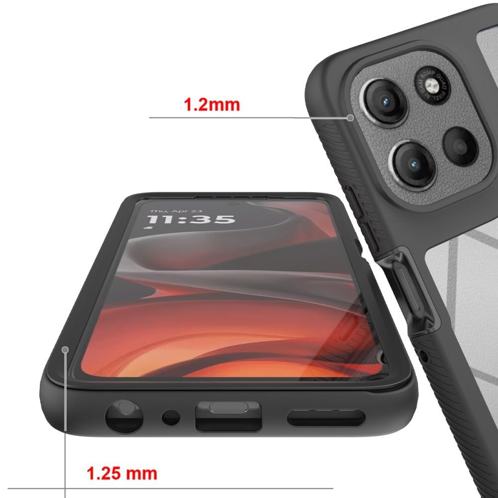 Motorola Moto G56 5G dėklas Tech-Protect Defense – juodas 3 Motorola Moto G56 5G dėklas Tech-Protect Defense – juodas 3