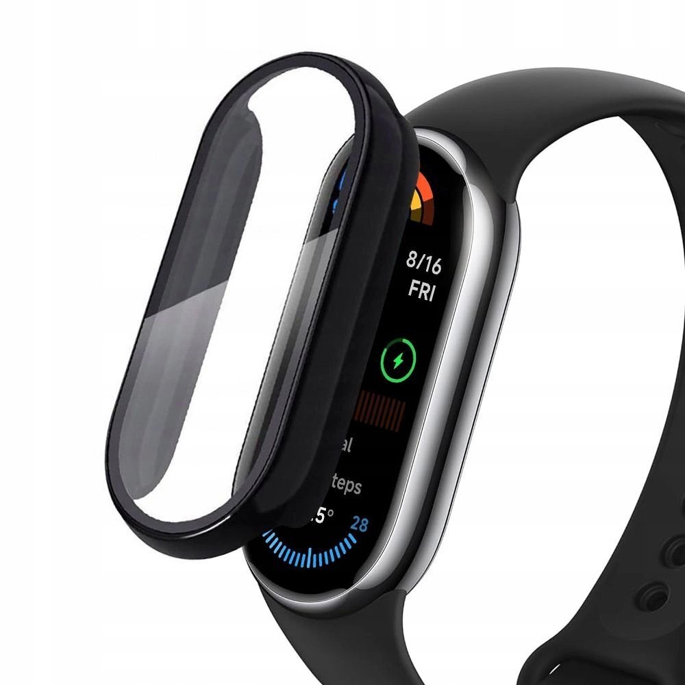Xiaomi Smart Band 10 / 10 NFC apsauginis dėklas Tech-Protect Defense – juodas